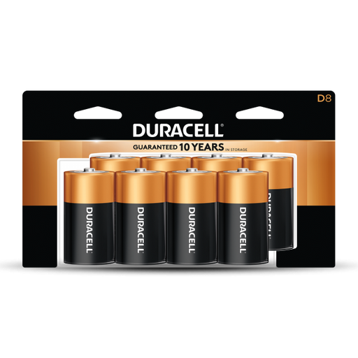 Duracell 4133376964 Battery Duracell Alkaline D Size 1.5V (MN13RT8Z)