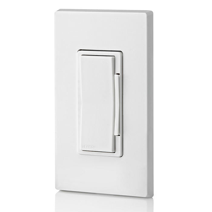 Leviton Decora Smart 0-10V Dimmer Switch Wi-Fi Neutral Wire Required White (D2710-1BW)