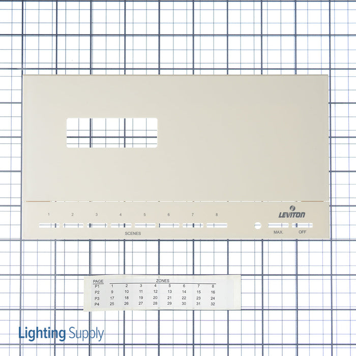 Leviton D4000 Color Change Kit Frame/Door Assembly With LCD Hole In Door Light Almond Frame/Door Title 24 And ASHRAE 90.1 Compliant (D32CK-HTT)