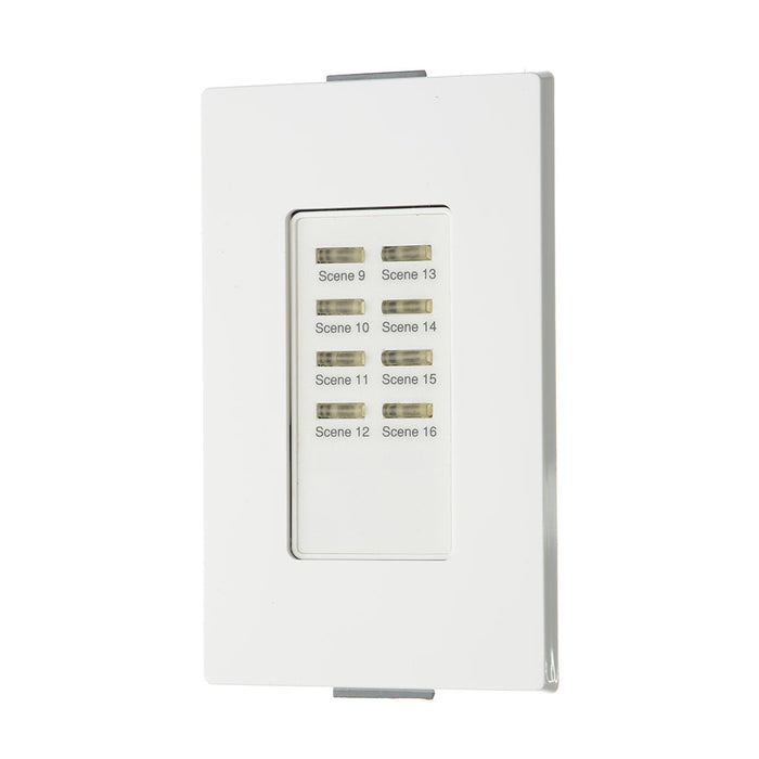 Leviton Dimensions Commercial Lighting Control System Scene 9 Through 16 Station White (D42P9-16W)