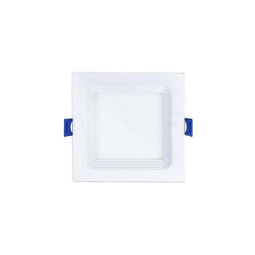 Leviton Baffle Slim Downlight 4 Inch Square 12W CCT Selectable 2700K/3000K/3500K/4000K/5000K 850Lm 120V 90 CRI White (DBS40-S1W)