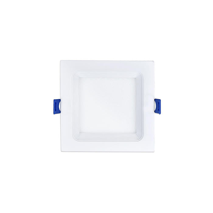 Leviton Baffle Slim Downlight 4 Inch Square 12W CCT Selectable 2700K/3000K/3500K/4000K/5000K 850Lm 120V 90 CRI White (DBS40-S1W)