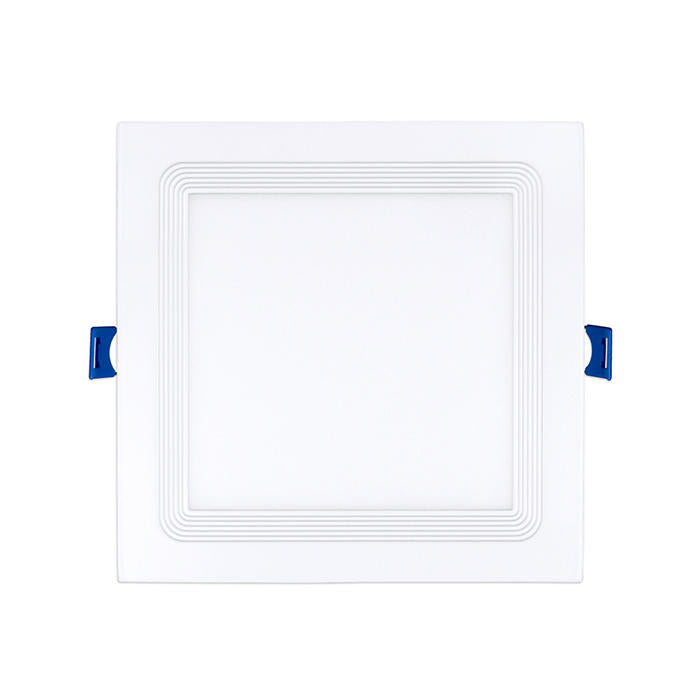 Leviton Baffle Slim Downlight 6 Inch Square 15W CCT Selectable 2700K/3000K/3500K/4000K/5000K 1100Lm 120V 90 CRI White (DBS60-S1W)