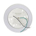 Trace-Lite LED Surface Mount Dome Downlight 6 Inch 15W 120Vac CCT Selectable 2700K/3000K/3500K/4000K/5000K White Finish (DDX-D6-15-C5)