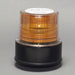North American Signal Company 12/24V Amber Maximum Power LED User-Select Flash Patterns Clear Dust Cover (LED850-A)