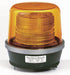 North American Signal Company 120V Amber Inner Lens Outer Dome Pipe Mount Single Flash (ST900P-ACA)