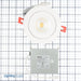 NICOR DGF 4 Inch White Wattage/CCT Selectable Canless Floating Gimbal LED Recessed Downlight 2700K/3000K/3500K/4000K/5000K (DGF43120SRDWH)