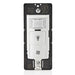 Leviton Decora In-Wall Combination Humidity Sensor/Fan Control With Light Switch 1/4 HP Residential Grade Single Pole/Single Pole 5A 120V White (DHD05-1LW)