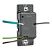 Leviton Decora In-Wall Humidity Sensor/Fan Control Switch 1/4 HP Residential Grade Single Pole 5A 120V Ivory (DHS05-1LI)