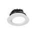 American Lighting DIP 360 Degree Gimbal 4 Inch Downlight CCT Selectable 2700K/3000K/3500K/4000K/5000K 90 CRI 120V 1500Lm White Finish (DIP4-5CCT-WH)