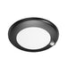 Lotus LED Lights 4 Inch PIR Sensor Surface Mount Black Backlit LED Disk Downlight 10W CCT Selectable 2700K/3000K/3500K/4000K/5000K (DL205S-4-10W-5CCT-R90-0082-BK)