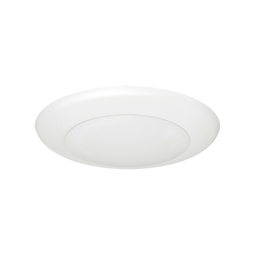 Lotus LED Lights 4 Inch Round Surface Mount White Backlit LED Disk Downlight 10W CCT Selectable 2700K/3000K/3500K/4000K/5000K 90 CRI (DL205T-4-10W-5CCT-R90-0081-WH)