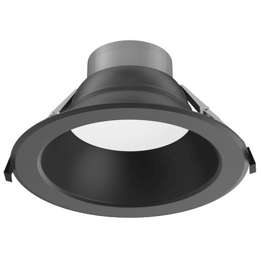 Lotus LED Lights 10 Inch Commercial LED Downlight Black Wattage/CCT Selectable 22W/26W/30W/35W/40W 2700K/3000K/3500K/4000K/5000K 120-347V 0-10V Dimming (DL254-10-40W-M-A5C5-HO-BK)
