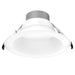 Lotus LED Lights 10 Inch Round Commercial White Wattage/CCT Selectable 22W/26W/30W/35W/40W 2700K/3000K/3500K/4000K/5000K 120-347V 0-10V Air-Tight 80 CRI (DL254-10-40W-M-A5C5-HO)