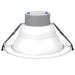 Lotus LED Lights 10 Inch Round Commercial White Wattage/CCT Selectable 22W/26W/30W/35W/40W 2700K/3000K/3500K/4000K/5000K 120-347V 0-10V Air-Tight 80 CRI (DL254-10-40W-M-A5C5-HO)