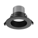 Lotus LED Lights 4 Inch Commercial LED Downlight Black Wattage/CCT Selectable 6W/8W/10W/12W/16W 2700K/3000K/3500K/4000K/5000K 120-347V 0-10V Dimming (DL254-4-16W-M-A5C5-BK)