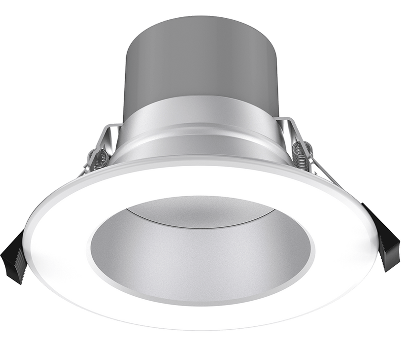 Lotus LED Lights 4 Inch Commercial LED Downlight Alzak Wattage/CCT Selectable 6W/8W/10W/12W/16W 2700K/3000K/3500K/4000K/5000K 120-347V 0-10V Dimming (DL254-4-16W-M-A5C5-AZ)
