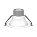 Lotus LED Lights 6 Inch Round Commercial White Wattage/CCT Selectable 12W/16W/22W/26W/30W 2700K/3000K/3500K/4000K/5000K 120-347V 0-10V Air-Tight 80 CRI (DL254-6-30W-M-A5C5-HO)