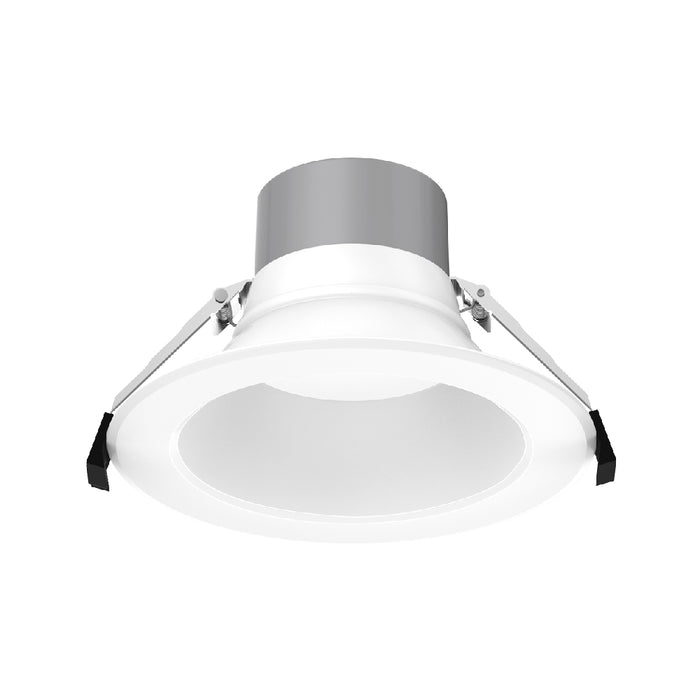 Lotus LED Lights 6 Inch Round Commercial White Wattage/CCT Selectable 12W/16W/22W/26W/30W 2700K/3000K/3500K/4000K/5000K 120-347V 0-10V Air-Tight 80 CRI (DL254-6-30W-M-A5C5-HO)
