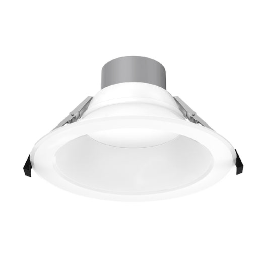 Lotus LED Lights 8 Inch Round Commercial White Wattage/CCT Selectable 16W/22W/26W/30W/35W 2700K/3000K/3500K/4000K/5000K 120-347V 0-10V Air-Tight 80 CRI (DL254-8-35W-M-A5C5-HO)