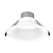 Lotus LED Lights 8 Inch Round Commercial White Wattage/CCT Selectable 16W/22W/26W/30W/35W 2700K/3000K/3500K/4000K/5000K 120-347V 0-10V Air-Tight 80 CRI (DL254-8-35W-M-A5C5-HO)