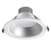 Lotus LED Lights 8 Inch Round Commercial Alzak Wattage/CCT Selectable 16W/22W/26W/30W/35W 2700K/3000K/3500K/4000K/5000K 120-347V 0-10V Air-Tight 80 CRI (DL254-8-35W-M-A5C5-HO-AZ)