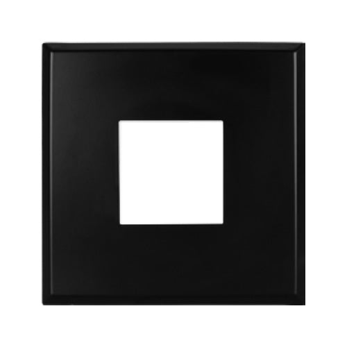 NICOR DLFv5 SureFit 5 Inch LED Flush Mount Downlight Wattage/CCT Selectable 8W/10W/12W 2700K/3000K/3500K/4000K/5000K 120V 90 CRI Square Black Magnetic Trim (DLF5S120S9SQBK)