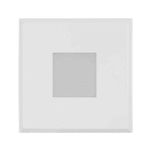 NICOR DLFv5 SureFit 5 Inch LED Flush Mount Downlight Wattage/CCT Selectable 8W/10W/12W 2700K/3000K/3500K/4000K/5000K 120V 90 CRI Square White Magnetic Trim (DLF5S120S9SQWH)