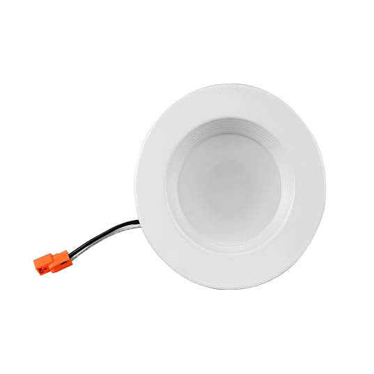 NICOR 3 Inch Recessed LED Downlight CCT Selectable 2700K/3000K/3500K/4000K/5000K 120V 90 CRI White Baffle (DLR32120S9WHBF)