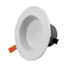 NICOR 3 Inch Recessed LED Downlight CCT Selectable 2700K/3000K/3500K/4000K/5000K 120V 90 CRI White Baffle (DLR32120S9WHBF)