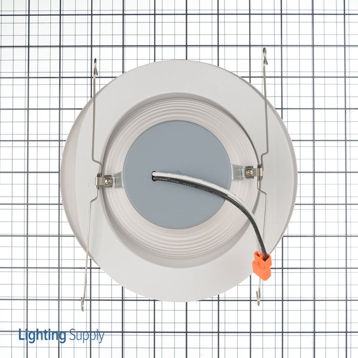 NICOR DLR56(v6) 5/6 Inch White 1200Lm 3000K Recessed LED Downlight With Baffle (DLR566121203KWHBF)