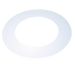 Litetronics 6 Inch LED Downlight Round Goof Ring Matte White (DLRAGR6)