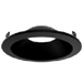 Litetronics 8 Inch LED Downlight Round Trim Ring Matte Black (DLRATR8MB)