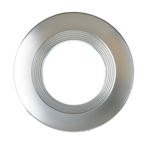 RAB Recessed Retro Downlight Trim Larger 4 Inch Round Baffle Brushed Nickel (DLTRIM/R4RB-BN-L)