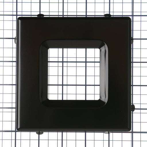 RAB Color Trim For Square Wafer 4 Inch Black Baffle (DLTRIM/WFRL4S-BB)