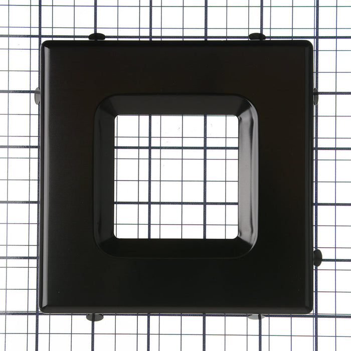RAB Color Trim For Square Wafer 4 Inch Black Baffle (DLTRIM/WFRL4S-BB)