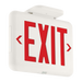 Dual-Lite EVEURWEI Architectural Thermoplastic LED Exit Universal Single/Double Face Red Letters White Spectron Self-Test/Self-Diagnostics (93048322)