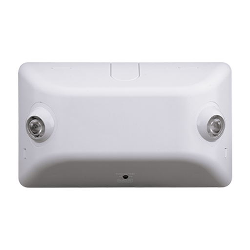 Dual-Lite EV4D-02L LED Emergency Light 2W LED Heads High Impact UL Flame Rated Thermoplastic White Finish (93048744)