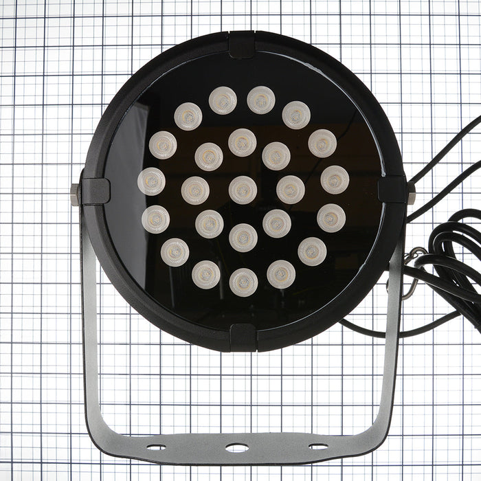 Westgate Manufacturing DMX 512 Compatible RGBW Series LED Round Flood Light 72W Black (DMX-FL-72W-RGBW-BT-BK)