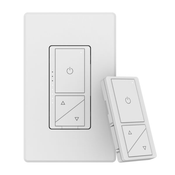 Lotus LED Lights Smart Wi-Fi Dimmer Triac Forward Phase With Remote Control And 2 Wall Plates Single Pole Or 3-Way 200W LED (DNA042CU2-W-600-R-P)