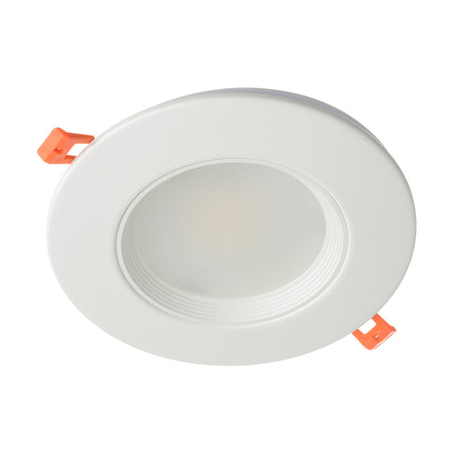 TCP 14W 6 Inch Beveled Snap-In Downlight CCT Selectable 2700K/3000K/3500K 1100Lm 100 Degree Beam Angle 80 CRI Dimmable (DR6BLBVCCT1)
