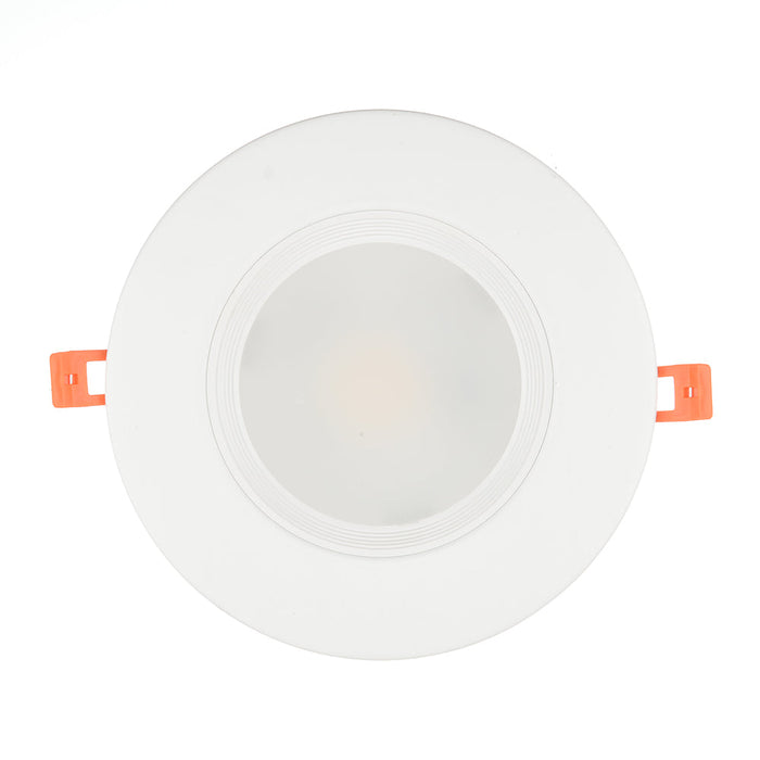 TCP 14W 6 Inch Beveled Snap-In Downlight CCT Selectable 2700K/3000K/3500K 1100Lm 100 Degree Beam Angle 80 CRI Dimmable (DR6BLBVCCT1)