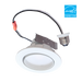 EIKO DRTR4-10W-8FCCT-D-WH Downlight Rotatable LED Retrofit 4 Inch 820Lm 10W 80 CRI CCT Selectable 2700K/3000K/3500K/4000K/5000K 120V Triac Dimming White (15708)