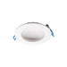 Lotus LED Lights 4 Inch Round Indirect Slim Recessed LED 12W Dim To Warm 3000-2200K White Type IC Air-Tight (DS-LED-4-S12W-DTW-WH)