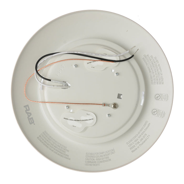 RAB Economy Disk 6 Inch 16W 90 CRI Round 3000K 950Lm 120V Smooth Bronze (DSK34-6R16930120BRS)