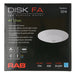 RAB Economy Disk PIR 4 Inch Round Metallic White 10W 600Lm 120V 3000K/4000K/5000K 90 CRI Triac Dimming (DSKFA-4R109CCT120WS/PIR)