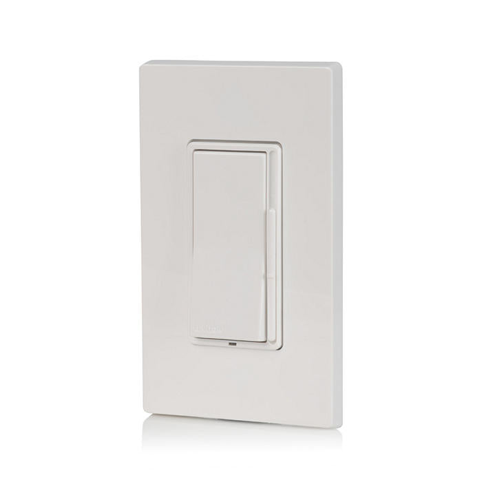Leviton Decora Slide Dimmer Switch For Dimmable LED/CFL And Incandescent Lighting White (DSL01-1LW)