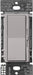 Lutron Diva Smart ELV+ Dimmer Switch for Caseta Systems Phase Selectable 250W LED/400VA MLV/500W ELV Neutral Required 120V Gray (DVRF-5NE-GR)