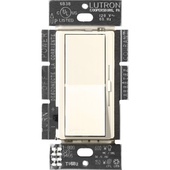 Lutron Diva 8A Fluorescent 3-Way Biscuit (DVSCF-103P-BI)