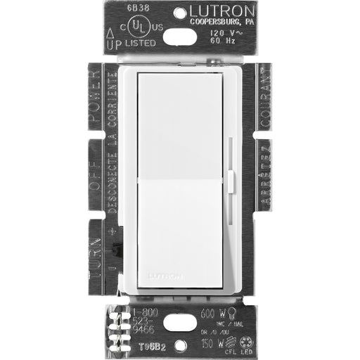 Lutron Diva 800W Magnetic Low Voltage 3-Way Snow (DVSCLV-103P-SW)